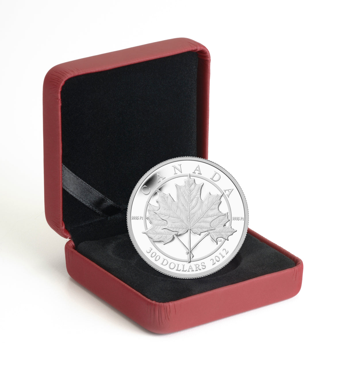 2012 Canada 1 oz Platinum Coin $300 Maple Leaf Forever